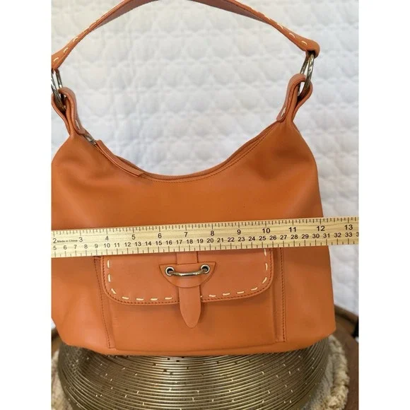 Cottagecore Aldo Boho Summer Crossbody Bag Embroider Orange Embroidered Happy - Picture 13 of 16